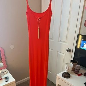 Skims dress xxs fire color rare